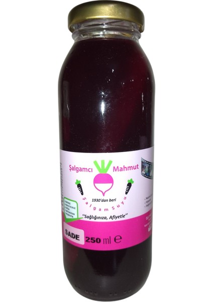 - 24 adet 250 ML Cam Şişede Taneli Doğal Şalgam (Acılı/Acısız) modelleri