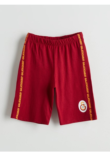 Yeni Sezon Galatasaray Baskili Erkek Cocuk Sortlu Pijama Takimi - S5DY62Z4