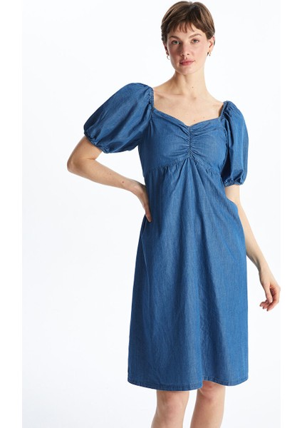 Yeni Sezon Duz Buzgulu Kadin Jean Elbise - S5KR83Z8 fiyatları