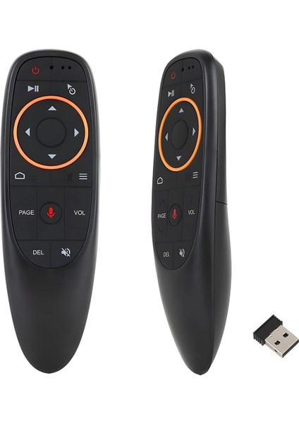Android Tv Box Kumandası 2.4g Kablosuz Air Mouse 6 Eksenli Jiroskop Akıllı Pc Android Dizüstü Projektörü G10S