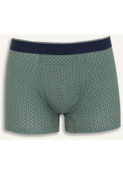 Yeni Sezon Regular Fit Kareli 3'lü Boxer