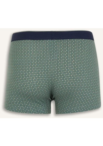 Yeni Sezon Regular Fit Kareli 3'lü Boxer