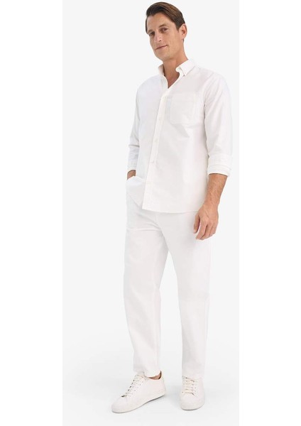Yeni Sezon %100 Pamuk Wide Leg Geniş Paça Beyaz Jean Pantolon modelleri