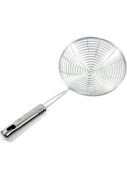 Pratik Kullanışlı Yağ Kevgiri Kızartma Haşlama Süzgeci, 12 cm