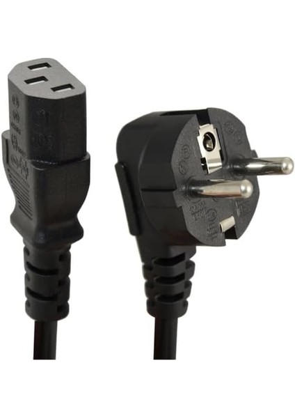 Kaliteli Bilgisayar, Laptop Monitör Yonca Power Güç Kablosu 1,5 Metre Dişi ve Erkek Uçlu 2 Farklı Seçenek Elektronik Güç Kablosu (Dişi Uç - Erkek Uç) (Dişi Uç)
