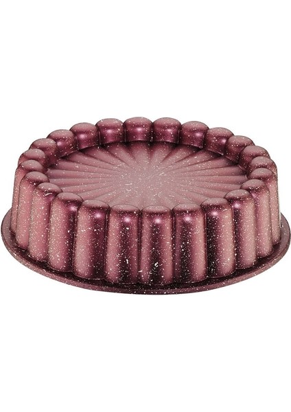 Alüminyum Döküm Yanmaz Yapışmaz Granit Kek Kalıbı Kırmızı GRN-KK-5952 Altair