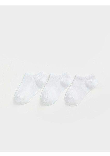 Yeni Sezon Basic Kiz Bebek Patik Corap 3'lu - S5JP87Z1