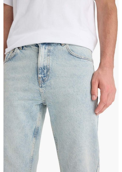 Yeni Sezon %100 Pamuk 90's Slim Fit Dar Kalıp Yüksek Bel Dar Paça Jean Yıkamalı Pantolon indirimleri