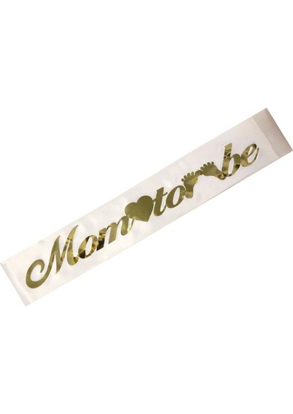 Mom To Be Metal Taç ve Kuşak & Baby Shower Set & Beyaz Altın Kuşak Taşlı Altın Taç fiyatları