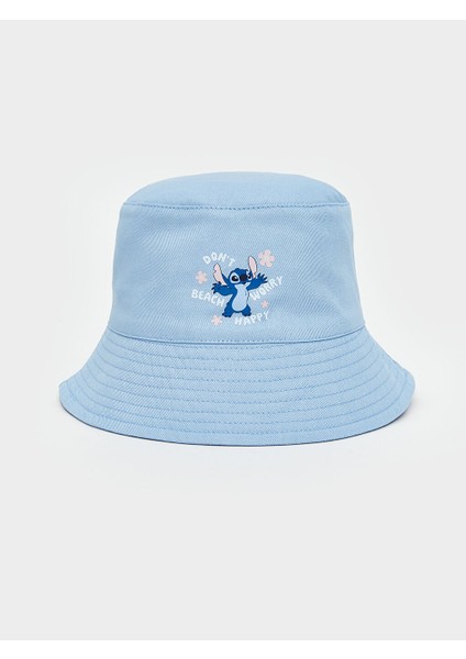 Yeni Sezon Stitch Nakisli Kiz Cocuk Bucket Sapka - S5Q458Z4
