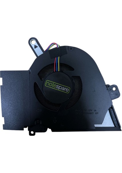 Asus Uyumlu Tuf Dash F15 TUF516PM, F15 TUF516PR Cpu Fan, Işlemci Fanı 12V Versiyon