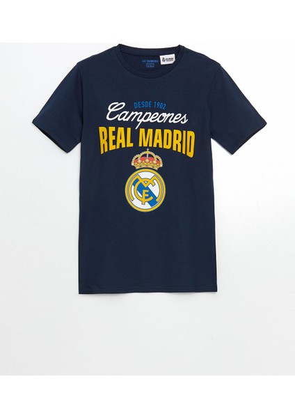 Yeni Sezon Bisiklet Yaka Real Madrid Baskili Erkek Cocuk Sortlu Pijama Takimi - S5FY31Z4 fiyatları