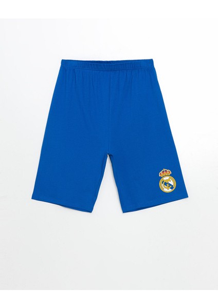 Yeni Sezon Bisiklet Yaka Real Madrid Baskili Erkek Cocuk Sortlu Pijama Takimi - S5FY31Z4 fırsatları