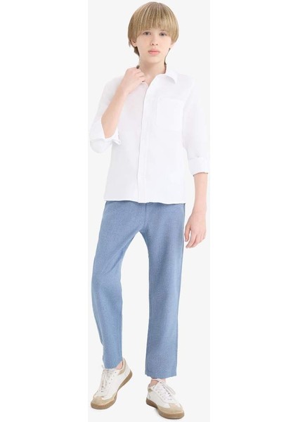 Yeni Sezon Erkek Çocuk Standart Paça Pantolon
