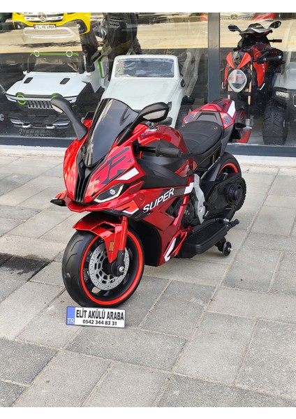 Akülü Araba, Bmw S1000RR Akülü Motor,24 Volt Motor , Çocuk Motoru