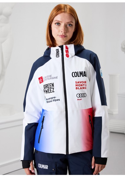 Drape Kadın Kayak Montu CLM.25917YW_WHTBLU Mont modelleri