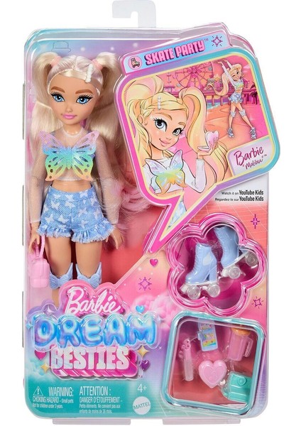 JFX96 Malibu - Barbie Dream Besties Paten Partisi Malibu Bebek ve Aksesuarları fırsatları
