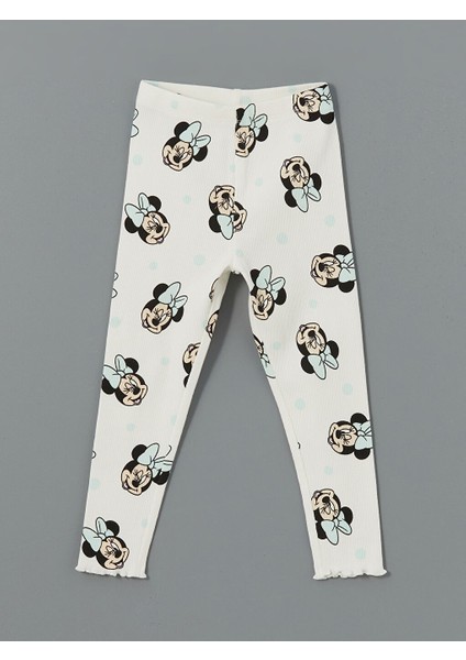 Yeni Sezon Minnie Mouse Baskili Kiz Bebek Pijama Takim - S5CM13Z1
