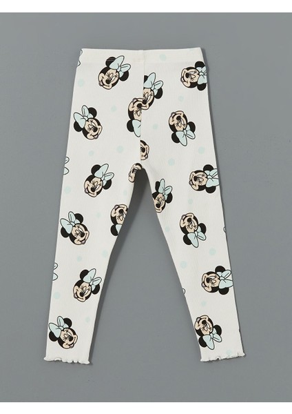 Yeni Sezon Minnie Mouse Baskili Kiz Bebek Pijama Takim - S5CM13Z1