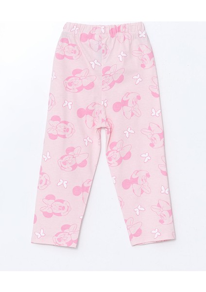 Yeni Sezon Minnie Mouse Baskili Kiz Bebek Pijama Takim - S5CM04Z1