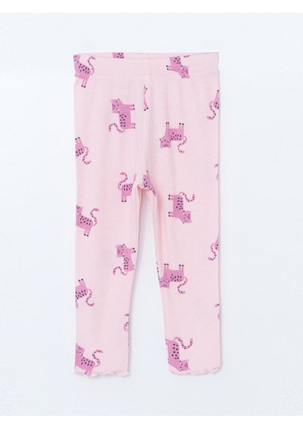 Yeni Sezon Bisiklet Yaka Baskili Kiz Bebek Pijama Takim - S57669Z1