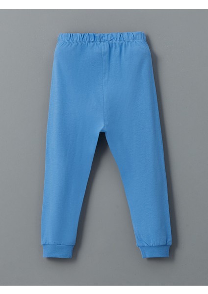 Yeni Sezon Bisiklet Yaka Baskili Erkek Bebek Pijama Takimi 2'li - S5J259Z1