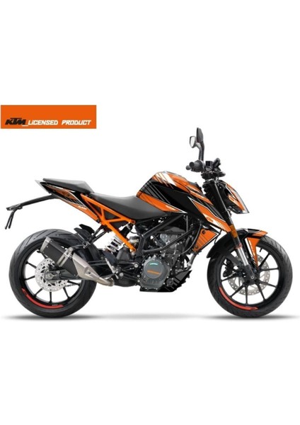 Ktm Duke 390 Newmodel Uyumlu Full Body Kit Sticker Set Nw