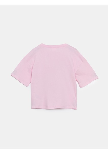Yeni Sezon Bisiklet Yaka Kiz Cocuk Sortlu Pijama Takimi - S5AP55Z4