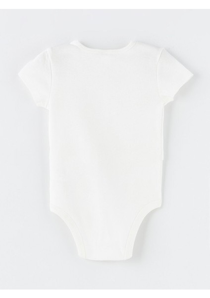 Yeni Sezon Bisiklet Yaka Kisa Kollu Basic Erkek Bebek Citcitli Bodysuit - S4L804Z1 fırsatları