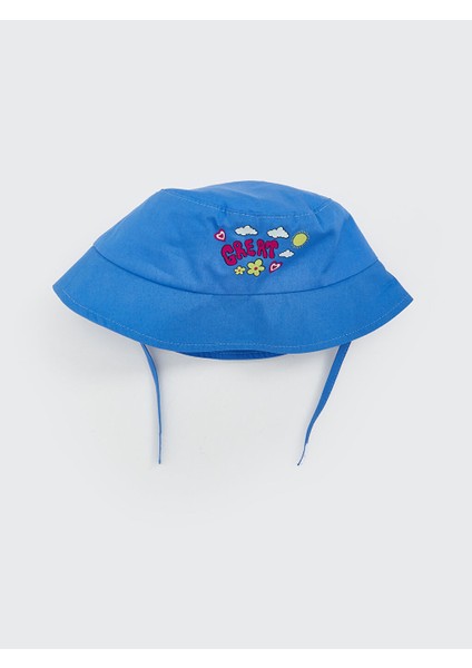 Yeni Sezon Baskili Kiz Bebek Bucket Sapka - S5LD06Z1