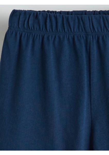 Yeni Sezon Beli Lastikli Baskili Erkek Cocuk Pijama Sort - S5LF30Z1