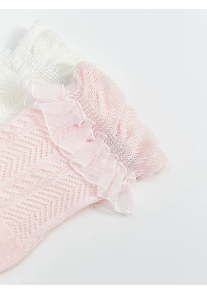 Yeni Sezon Kiz Bebek Soket Corap 2'li - S53711Z1