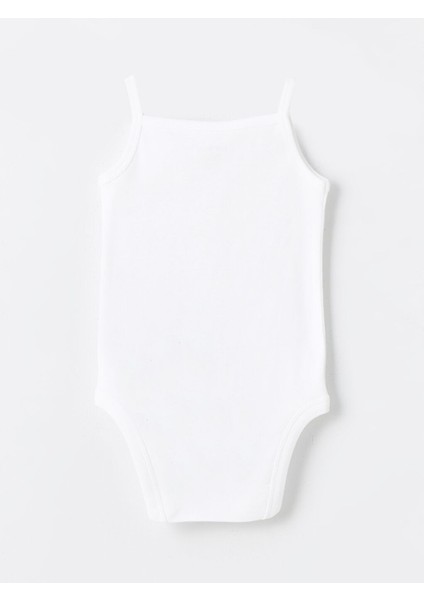 Yeni Sezon Kare Yaka Pamuklu Kiz Bebek Citcitli Bodysuit 2'li - S41637Z1 modelleri