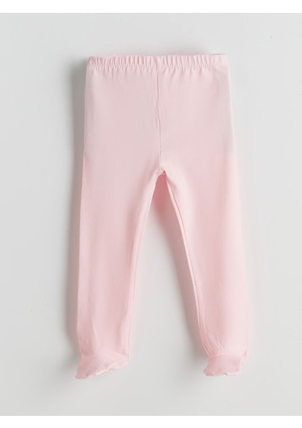 Yeni Sezon Beli Lastikli Kiz Bebek Corapli Pijama Alt - S5LF33Z1
