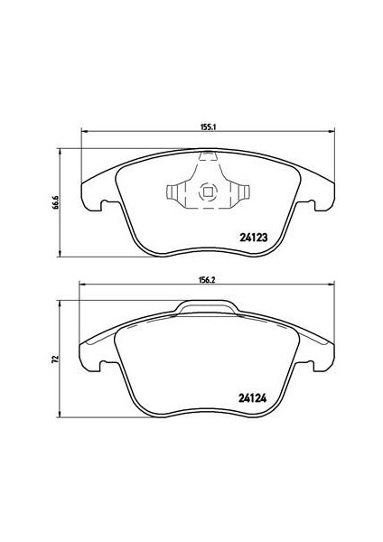 On Fren Balatası Evoque 12-18 Freelander 2 06-14 / Mondeo Iv 07 / S Max Galaxy 07 Volvo S60 Iı 1.5 T3 15 18 S80 Iı 2.0 08 12 V60 I 11 15 V70 Iıı 09 15 XC70 Iı 09 12