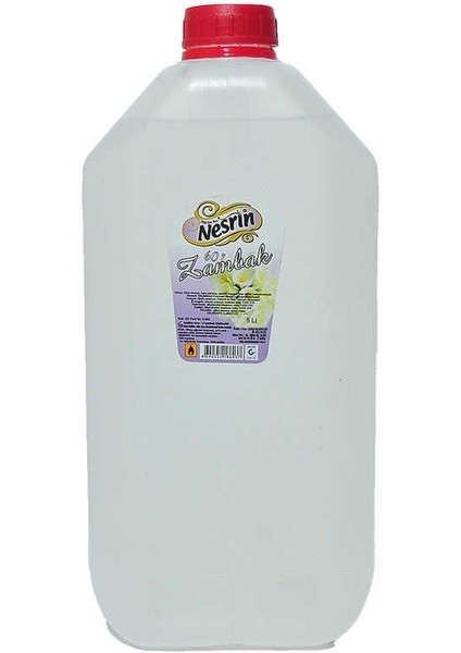 Zambak Kolonyası Beyaz 60 Derece Pet Bidon 5 lt