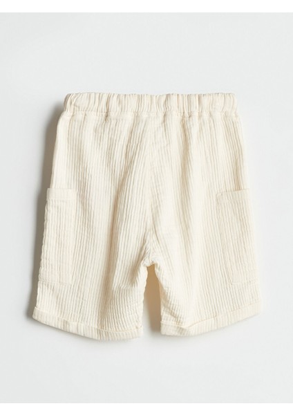 Yeni Sezon Beli Lastikli Basic Muslin Erkek Cocuk Sort - S5KR82Z1