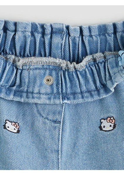 Yeni Sezon Hello Kitty Nakisli Kiz Cocuk Sort - S5PH20Z1