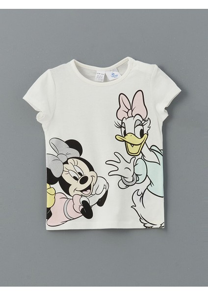Yeni Sezon Minnie Mouse Baskili Kiz Bebek Sortlu Pijama Takim - S5FI48Z1