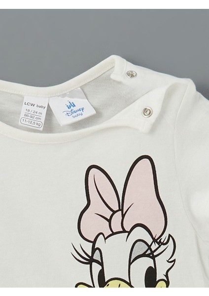 Yeni Sezon Minnie Mouse Baskili Kiz Bebek Sortlu Pijama Takim - S5FI48Z1