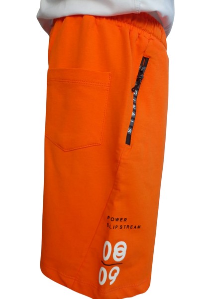 Erkek Çocuk Triathlon Power Baskılı Atlet T-Shirt Fermuarlı Bağcıklı Şort İkili Takım fiyatları