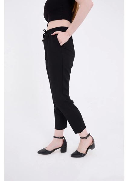 Tam Kalıp Basic Eşofman Pantolon - Siyah modelleri