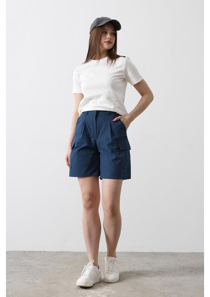 Gelirr Cargo Cepli Şort - Indigo