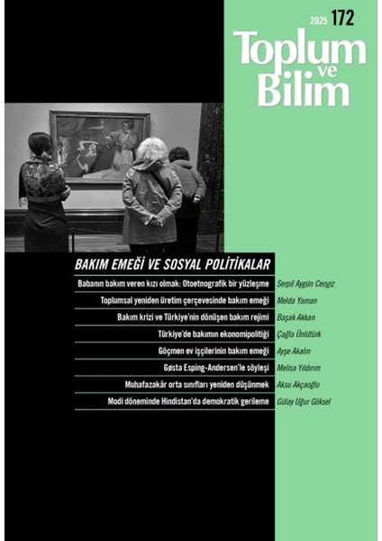 Toplum ve Bilim Dergisi Sayı: 172