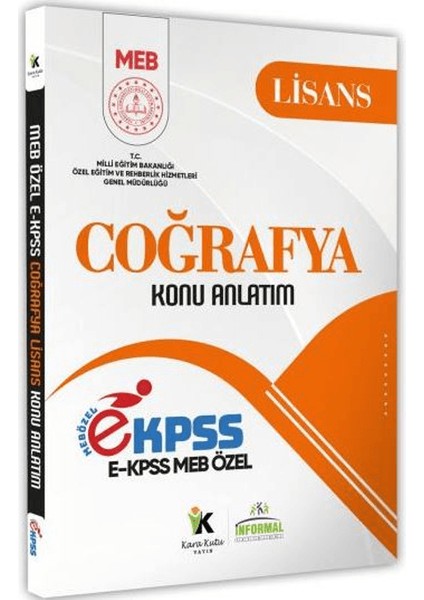 2025 Meb Özel Ekpss Lisans Coğrafya Konu Anlatımı Kitabı