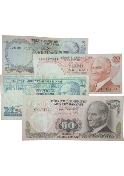 6. 7. Emisyon Koleksiyon Kağıt Para Eski Para Koleksiyon Başlangıç Setleri Antika Darpane