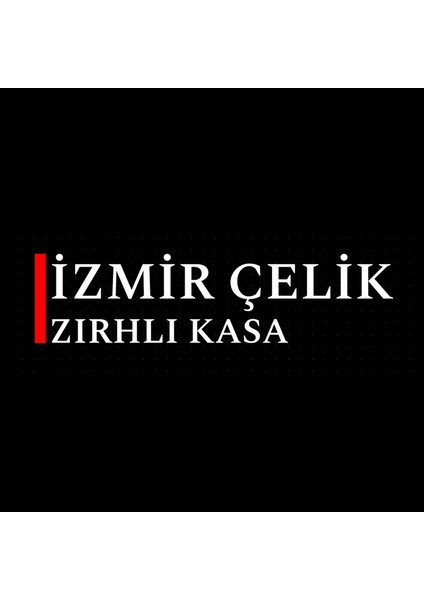 Izmir Çelik Şifreli Para Kasası 40 cm