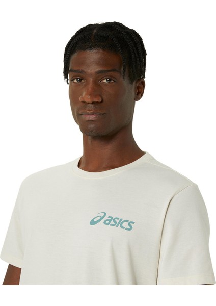 Asics Chest Logo Ss Tee Erkek Yeşil Kısa Kollu Tshirt 2031E659-022 fırsatları