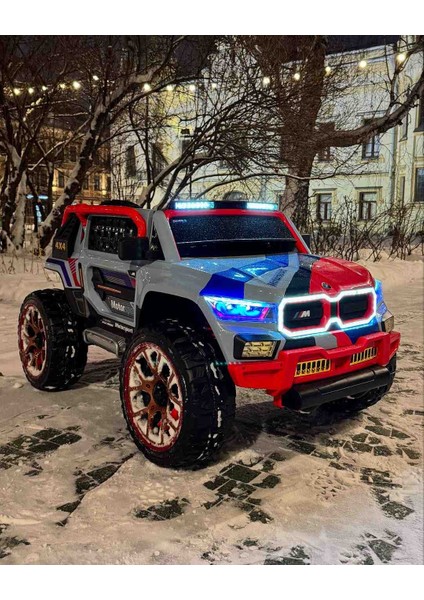 Akülü Araba, 12 Volt Uzaktan Kumandalı Akülü Araba, Bmw , Iki Kişilik 4x4 Akülü Araba, Eva Teker Kauçuk Teker
