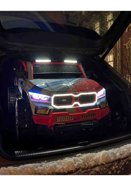 Akülü Araba, 12 Volt Uzaktan Kumandalı Akülü Araba, Bmw , Iki Kişilik 4x4 Akülü Araba, Eva Teker Kauçuk Teker